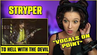 First Time Reaction to Stryper  To Hell With The Devil [upl. by Assirok]