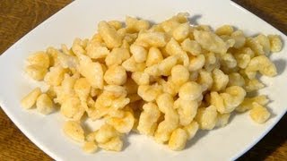 Spätzle  Knöpfli selbst gemacht  Rezept Video  Anleitung [upl. by Abrams]