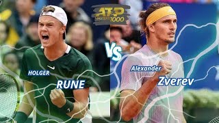 Rune vs Zverev ATP 1000 Parigi semifinale 02112024 [upl. by Tarttan793]