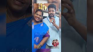 💖 Indraja Robo Shankar with her husbands cute video 💖 trending wedding shortsfeed marriage [upl. by Atinihs]