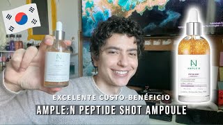 RESENHA AMPLEN PEPTIDE SHOT AMPOULE  EXCELENTE CUSTOBENÉFICIO EM UM SÉRUM ANTI IDADE [upl. by Hoeve564]