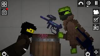 Short film melon playground melon city police station has paintball gun fight [upl. by Dorena]