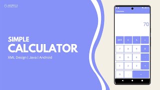 Calculator App in Android Studio using Java  Android Knowledge [upl. by Calley]