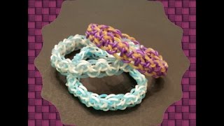 New quotIonic Serpantquot Rainbow Loom BraceletHow to Tutorial [upl. by Oletta238]