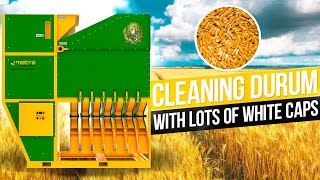 GPC2000 amp ADS2000 cleaning Durum with lots of white caps [upl. by Yeclehc427]