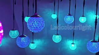 Crystal RGB light outdoor decoration lights for weddingGardens [upl. by Yolanda]