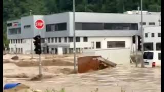 Flood in Slovenia Nazarje BSH Hišni aparati [upl. by Leizar8]