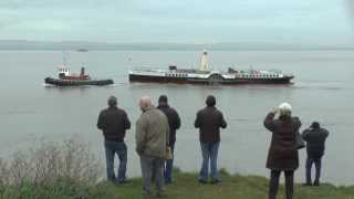 PS Medway Queen  Avonmouth  Portishead  151113 [upl. by Minnie]