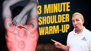 Fast Shoulder WarmUp in Just 3 Minutes Easy Exercises for Everyone [upl. by Nospmoht]