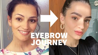 My Eyebrow Growth Journey Before amp After  Peexo [upl. by Slifka]