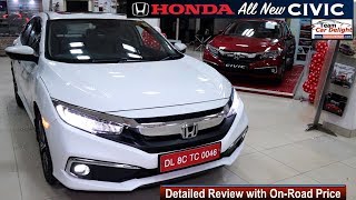 New Honda Civic 2019 Detailed Review ZX Top Model  Civic 2019 Top Model ZX [upl. by Saeger444]