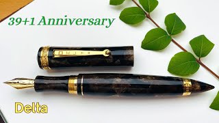 Styloplume 391 Anniversary de Delta  un modèle luxueux une expérience décriture personnalisée [upl. by Merissa]