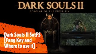 Dark Souls II SotFS Fang Key and Where to use it [upl. by Drapehs]