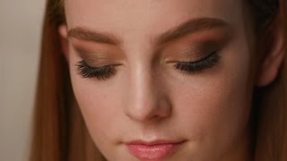 Warm Metallic Smoky Eye Tutorial [upl. by Priestley]