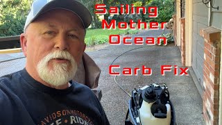 Yamaha 6HP Outboard Motor Carburetor Removal and Cleaning  Mother Oceans New Dinghy Motor [upl. by Ferro873]