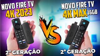 Novo FIRE TV STICK 4K MAX 16GB vs Novo FIRE TV STICK 4K 2023  Qual Escolher [upl. by Tingey]