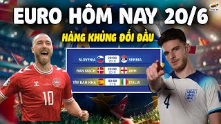 Lịch Thi Đấu Euro 2024 Hôm Nay 206 Hàng Khủng Đối Đầu  Thông Tin Nóng Trước Trận [upl. by Renee]