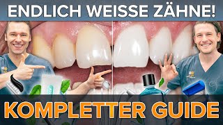 Endlich SCHÖNE amp HELLE ZÄHNE 😁  So kannst du Deine Zähne aufhellen  unser kompletter Guide [upl. by Esyak348]