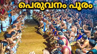 Peruvanam pooram  Pandimelam  Peruvanam kuttan marar [upl. by Llenram]