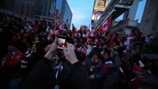 Compilation of Canadas Reactions to Mens Hockey Gold Part 2 of 2 Vancouver 2010 [upl. by Sophey]