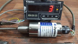 DYNISCO 1390 PRESSURE INDICATOR AND CONNECTION WITH TRANSDUCER [upl. by Avehs398]