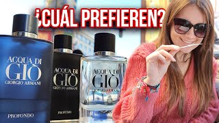 Acqua Di Gio Eau de Parfum VS Profondo VS Profumo [upl. by Nalo652]