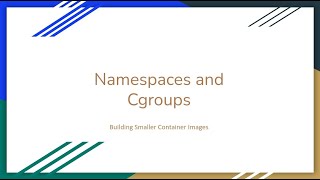 Linux Namespaces and Cgroups Arabic [upl. by Abshier]