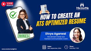 How to Make an ATSFriendly Resume ATS Webinar [upl. by Myra]