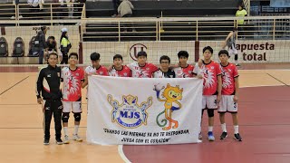 USMP 0  VS  CLUB MJS  2  VOLEYBALL VARONES SUB 15 [upl. by Aled65]