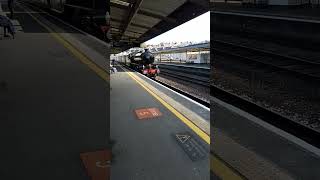 Mayflower steam train arriving in Plymouth [upl. by Ahel771]