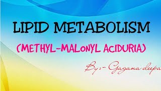 Methyl malonyl aciduria [upl. by Rodolphe428]