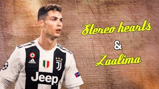 Stereo hearts x Zaalima  Cristiano Ronaldo Version  Sudharson7 Creation [upl. by Burford]