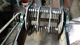 DIY Hammer Mill Machine  building hammer mill [upl. by Liatrice]