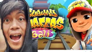 surfers in bali part 2 ⁉️😱 subway surfers [upl. by Dnomde]