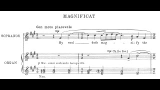 Herbert Howells  Magnificat Gloucester Service score video [upl. by Noir]