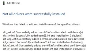 Fix Not all drivers were successfully installed  working method [upl. by Abe]