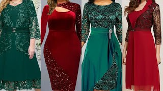 80 Very Pretty Plussize Evening Party Wear Sheath Cocktail Dress Designs For Women [upl. by Hultgren]