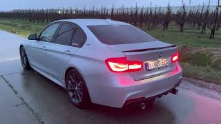 BMW F30 330e  ICON EXHAUST 340i LOOK amp RIEGER DIFFUSER [upl. by Rovit822]