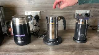 Which Nespresso Milk Frother is the Hottest  Aeroccino 3 vs Aeroccino 4 vs Barista Recipe Maker [upl. by Dust]