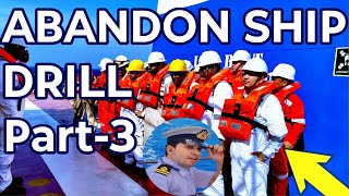 Abandon ship Muster and Drill By Ships Master🇮🇳🧭🇮🇳  trending viralvideos merchantnavy ship [upl. by Ainoval241]