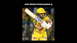 Happy Birthday Ruturaj Gaikwad RuturajGaikwad CSK Dhoni [upl. by Behka]