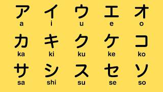 【 All Katakana 】Japanese alphabet  Learn Japanese for Beginners [upl. by Yrac150]