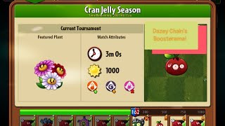 Plants vs Zombies Arena Cran Jelly Season  Dazey Chain’s Boosterama [upl. by Tanberg]