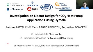 Investigation on Ejector Design for CO2 Heat Pump Applications Using Dymola [upl. by Neeruam]