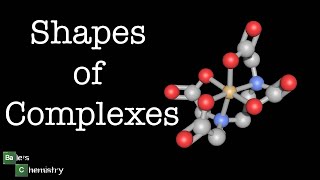 Shapes of complex Ions Paper 1  AQA A Level Chemistry [upl. by Airetnohs]