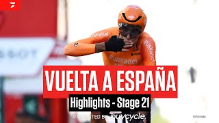 Vuelta a España 2024 Stage 21 Highlights [upl. by Eelarac]