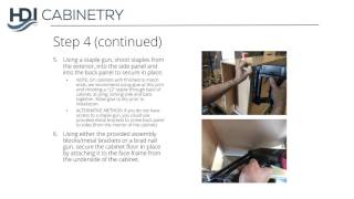 HDI Cabinetry Framed Series Base Cabinet Assembly Instructions [upl. by Mikel]