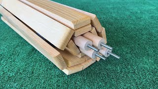 Making a Folding Table From Pallet Wood [upl. by Eahsan]