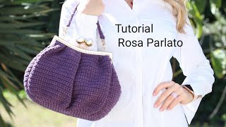 Borsa Pasticcino Prada Tutorial uncinetto [upl. by Cirdet]