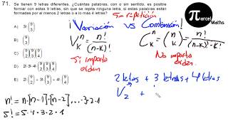 Pregunta 71 PARTE 2 modelo PSU DEMRE 2019 matemática [upl. by Cirde]